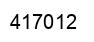 Number 417012 black image