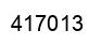 Number 417013 black image