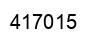 Number 417015 black image