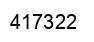 Number 417322 black image