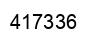 Number 417336 black image