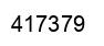 Número 417379 imagen negro