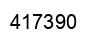 Número 417390 imagen negro