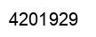Número 4201929 imagen negro