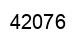 Number 42076 black image