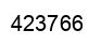 Number 423766 black image