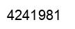 Número 4241981 imagen negro