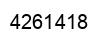 Número 4261418 imagen negro