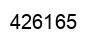 Número 426165 imagen negro