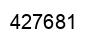 Number 427681 black image