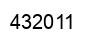 Número 432011 imagen negro