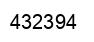 Número 432394 imagen negro