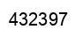 Número 432397 imagen negro