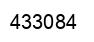 Number 433084 black image