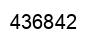 Número 436842 imagen negro