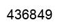 Número 436849 imagen negro