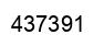 Number 437391 black image