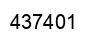Number 437401 black image