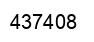 Number 437408 black image
