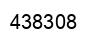 Number 438308 black image