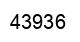 Number 43936 black image