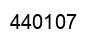Number 440107 black image