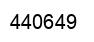 Number 440649 black image