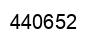 Number 440652 black image