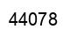Number 44078 black image