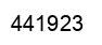Number 441923 black image