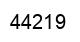 Number 44219 black image