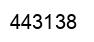 Number 443138 black image