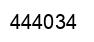 Number 444034 black image