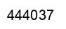 Number 444037 black image