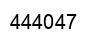 Number 444047 black image