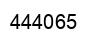 Number 444065 black image