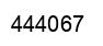 Number 444067 black image