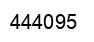 Number 444095 black image