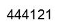 Número 444121 imagen negro