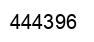 Number 444396 black image