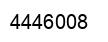 Number 4446008 black image