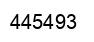 Number 445493 black image