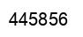 Number 445856 black image
