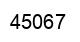 Number 45067 black image