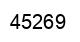 Number 45269 black image