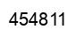 Number 454811 black image