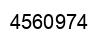 Number 4560974 black image