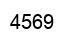 Number 4569 black image