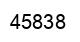 Number 45838 black image