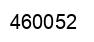 Number 460052 black image